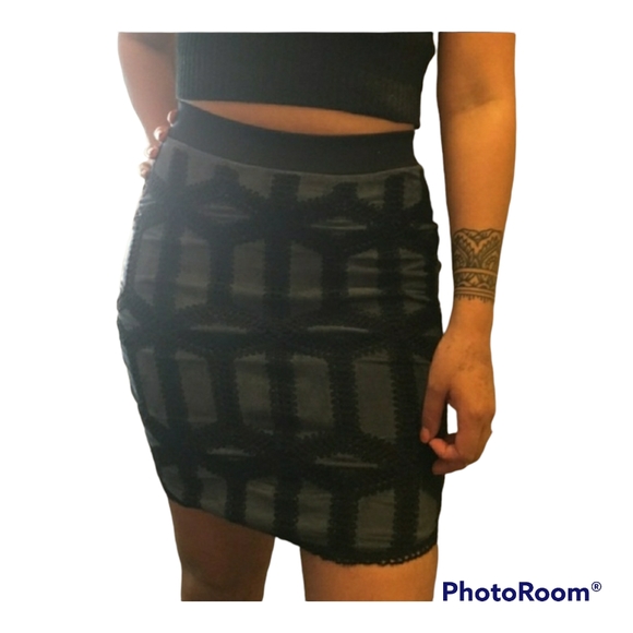 Cato Navy Mini Skirt size L - Picture 3 of 3